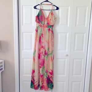 Tropical maxi dress